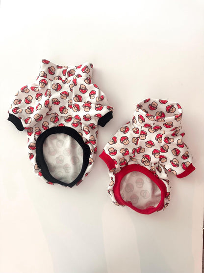 Made to order funky Mushroom print pullover