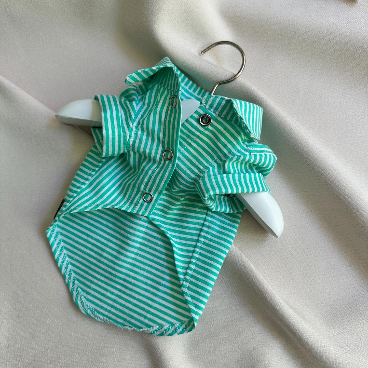 Custom Nautical Dog Shirt: Lightweight Cotton, Made to Order