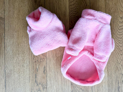 Handmade to measure Fleece Dog Jumper - Ultra Soft & Warm