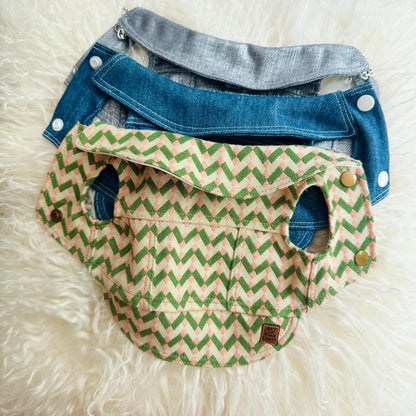 XXXS micro pup One-of-a-kind jacket ZigZag