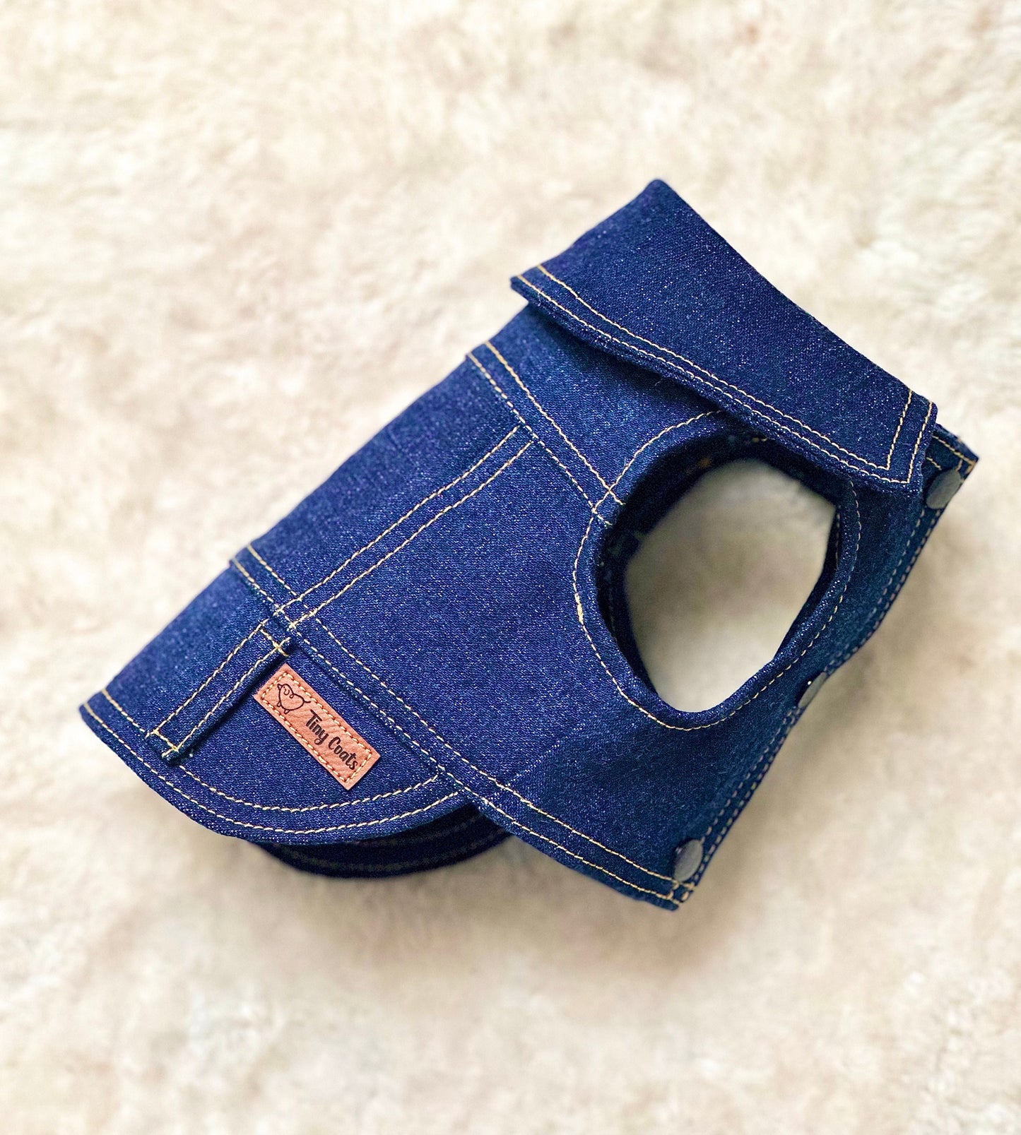 Custom Small Dog Denim Jacket - Handmade, Tailored & Fully Personalised