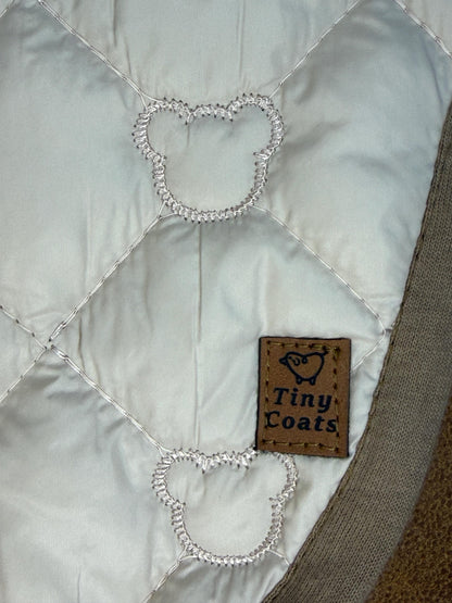 Made to Measure dog puffer jacket easy to put on and take off, fully customisable