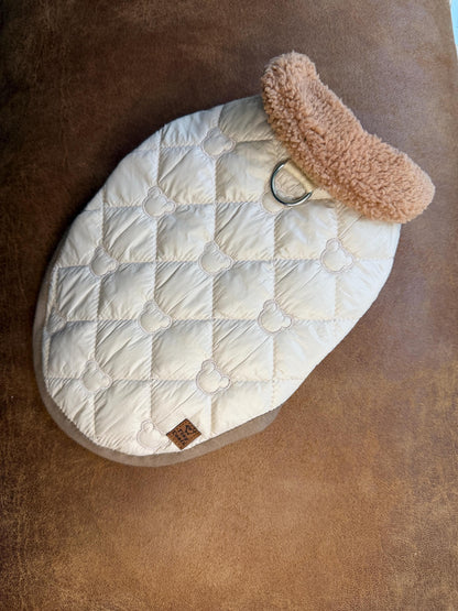 Made to Measure dog puffer jacket easy to put on and take off, fully customisable