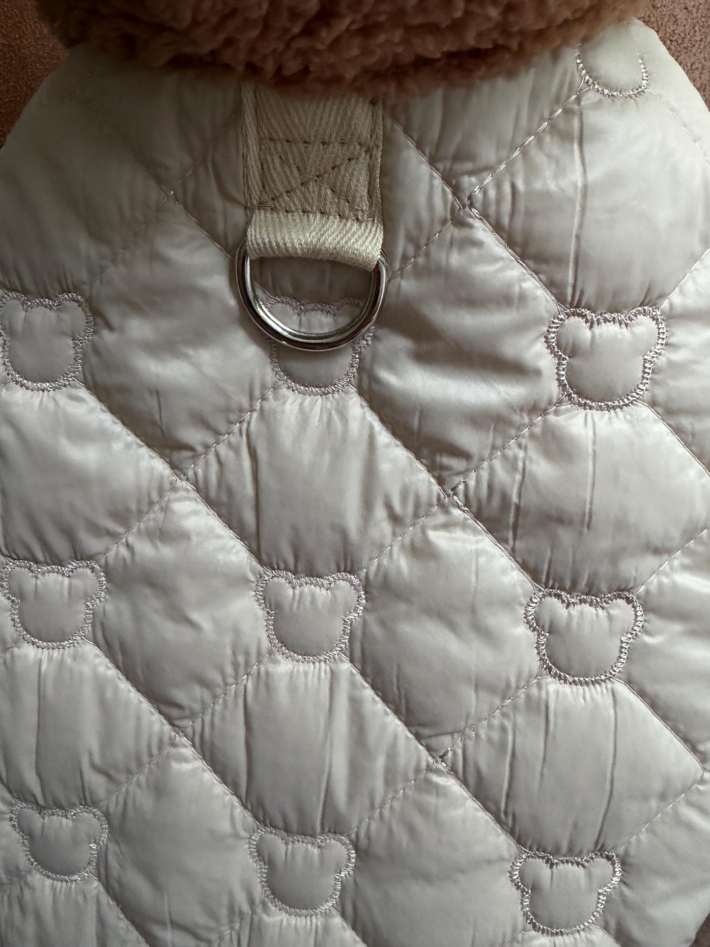 Made to Measure dog puffer jacket easy to put on and take off, fully customisable