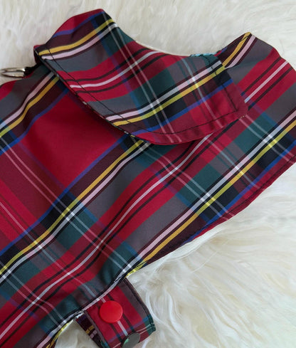 Made to Measure & fully customisable dog raincoat lined with cotton fleece or jersey