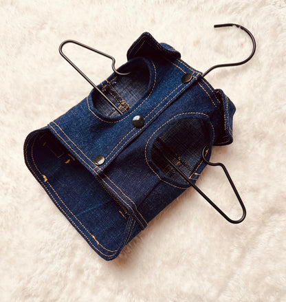 Custom Small Dog Denim Jacket - Handmade, Tailored & Fully Personalised