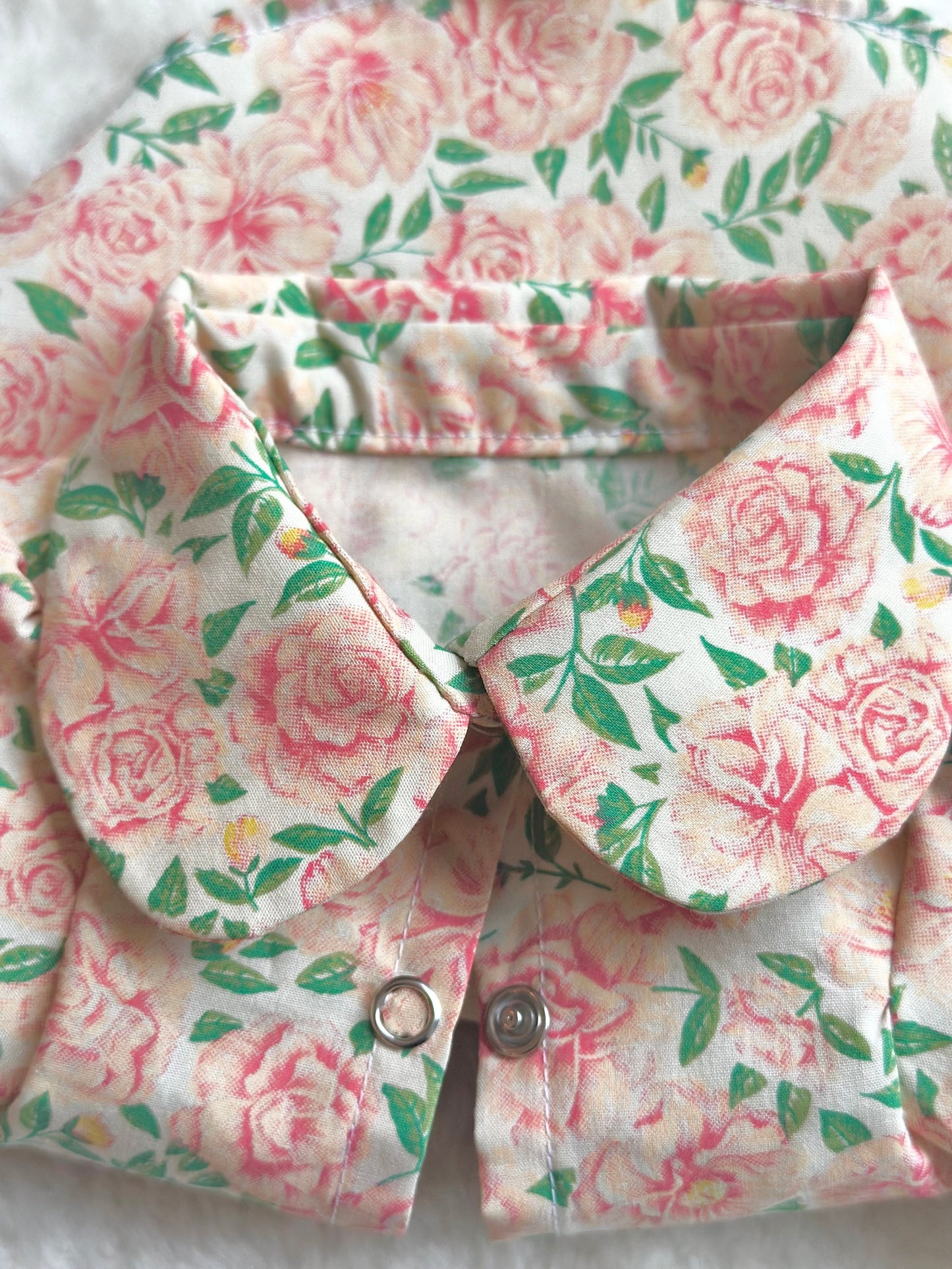 Vintage Floral Cotton Shirt - Made to Measure