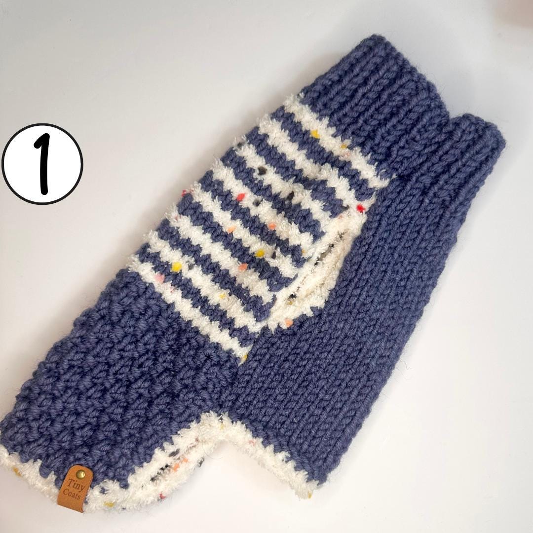 Cosy hand-knit sweater