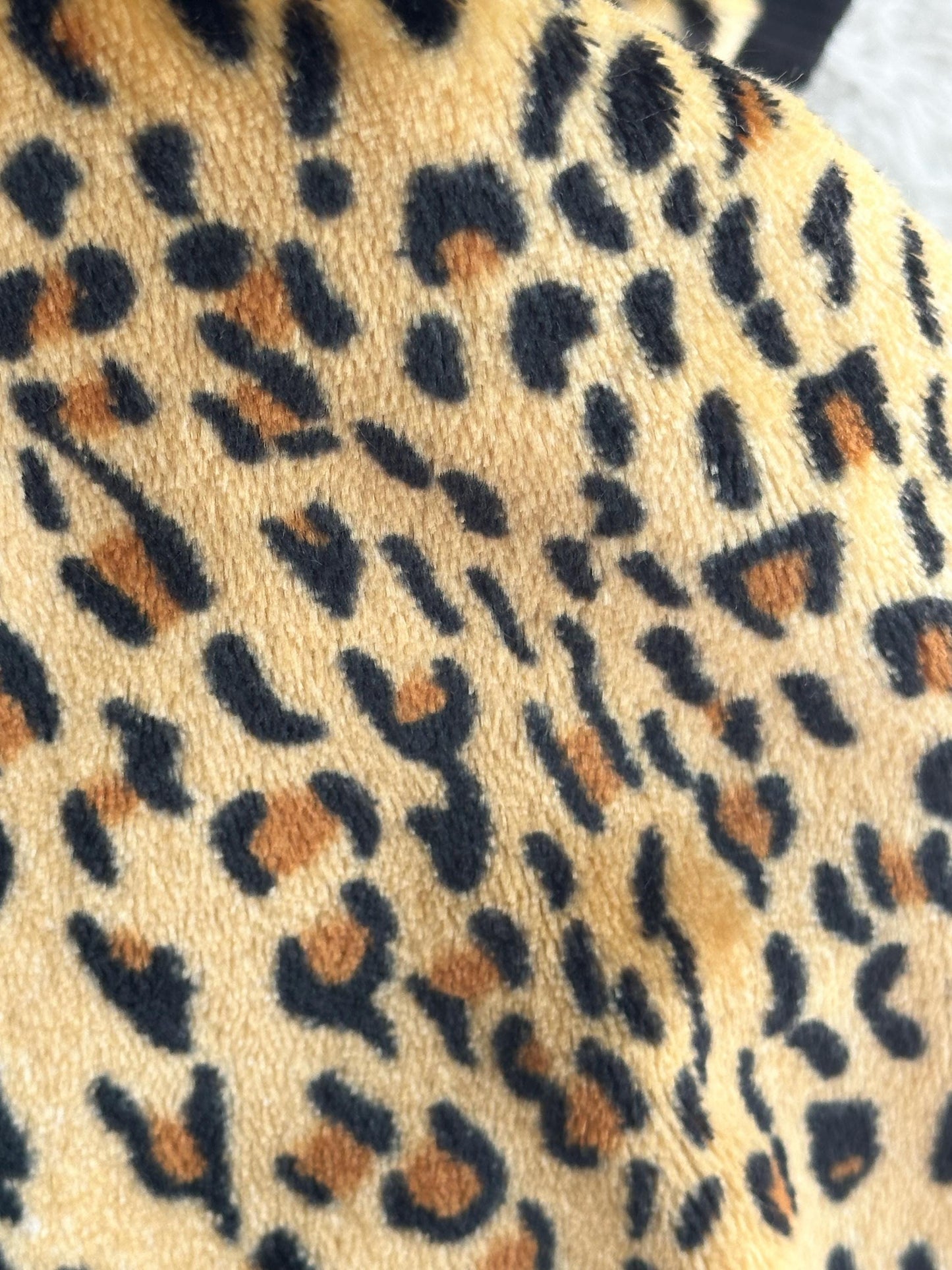 Custom Fit Animal print Fleece Dog Cardigan