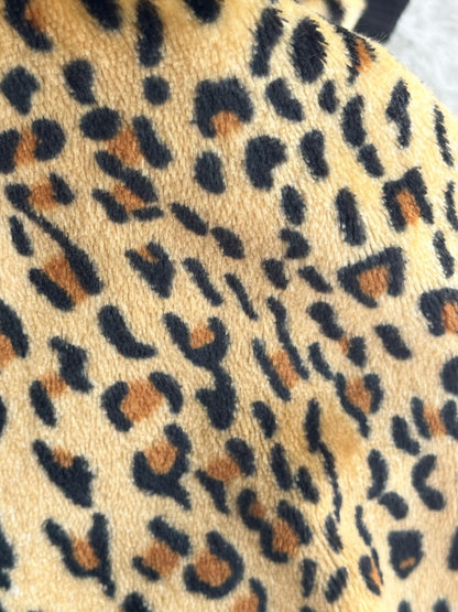 Custom Fit Animal print Fleece Dog Cardigan