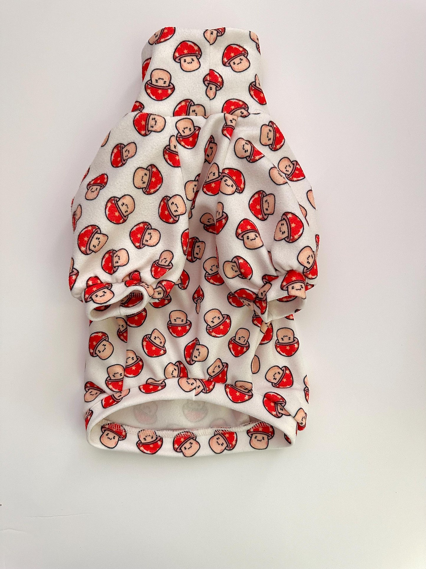 Made to order funky Mushroom print pullover