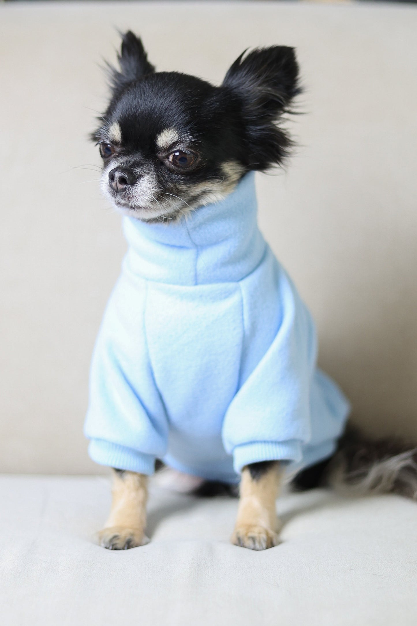 Bespoke | Various colours | Cosy loungewear | Comfy fleece jumper for small dogs and puppies