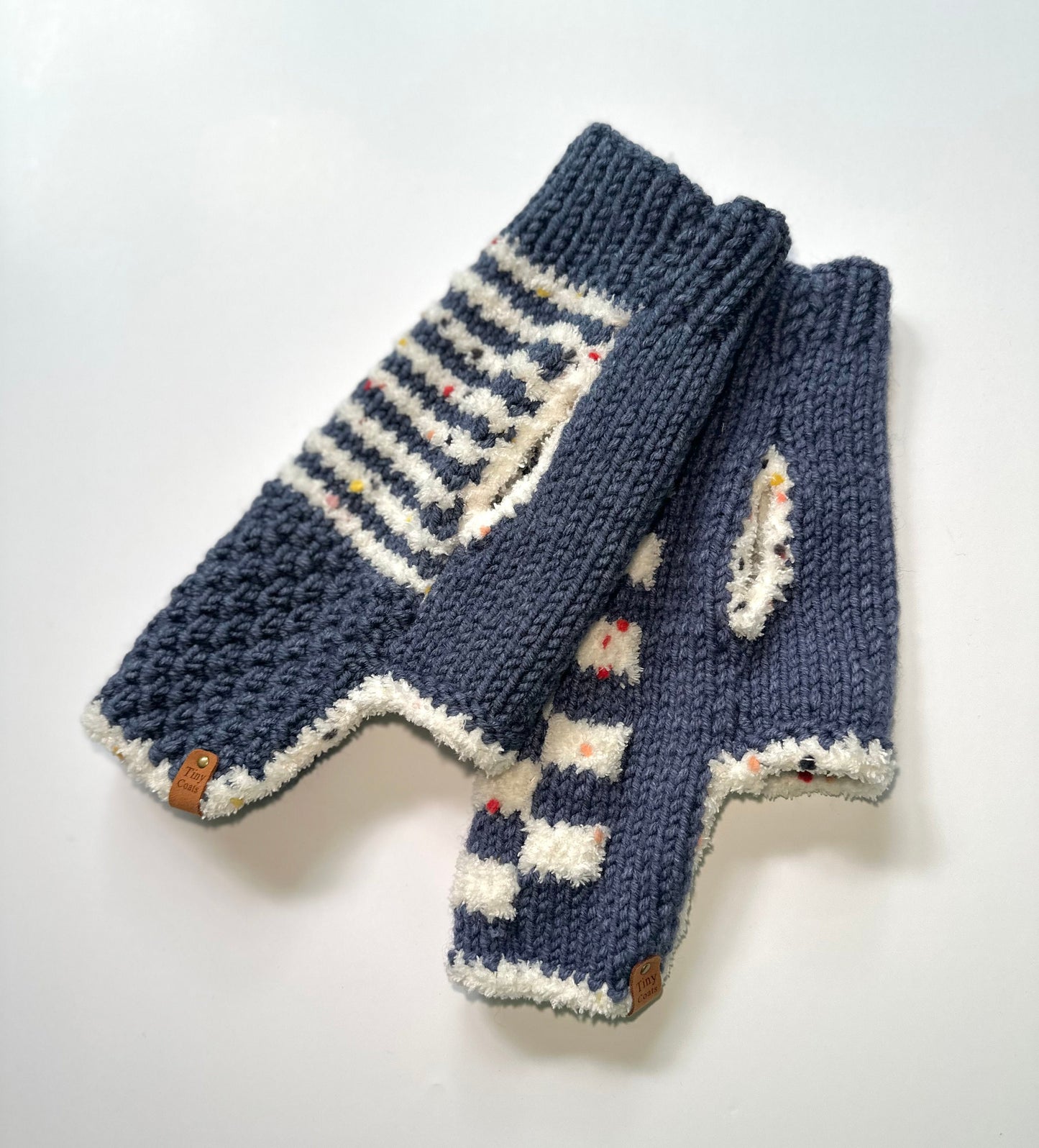 Cosy hand-knit sweater