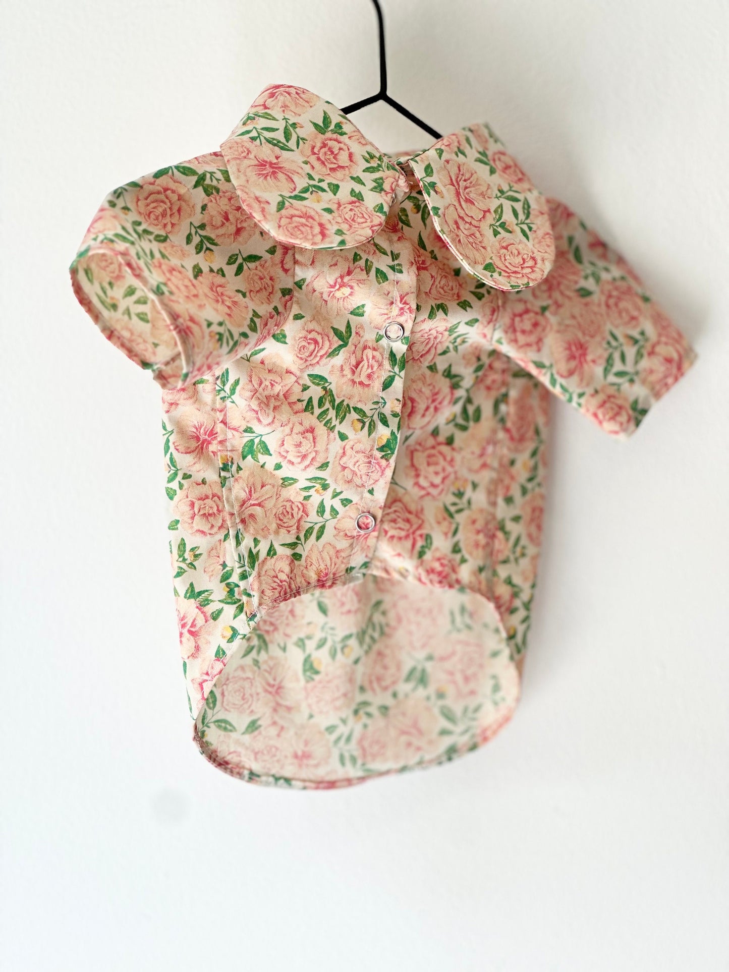 Vintage Floral Cotton Shirt - Made to Measure