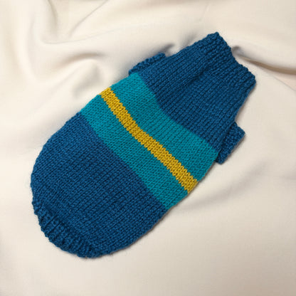 Hand knitted Alpaca Merino wool mix Jumper for Small Breed dogs and puppies 12-14in chest