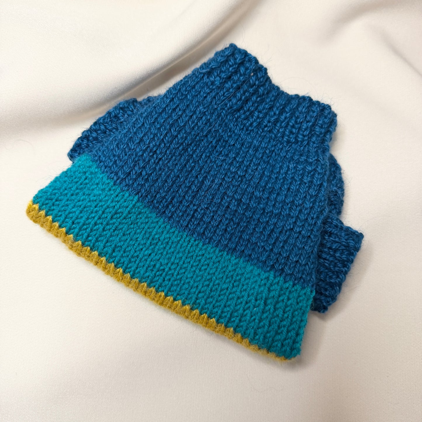 Hand knitted Alpaca Merino wool mix Jumper for Small Breed dogs and puppies 12-14in chest