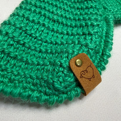 Hand-Knitted Alpaca & Merino Jumper for Small Dogs 13-14 in chest