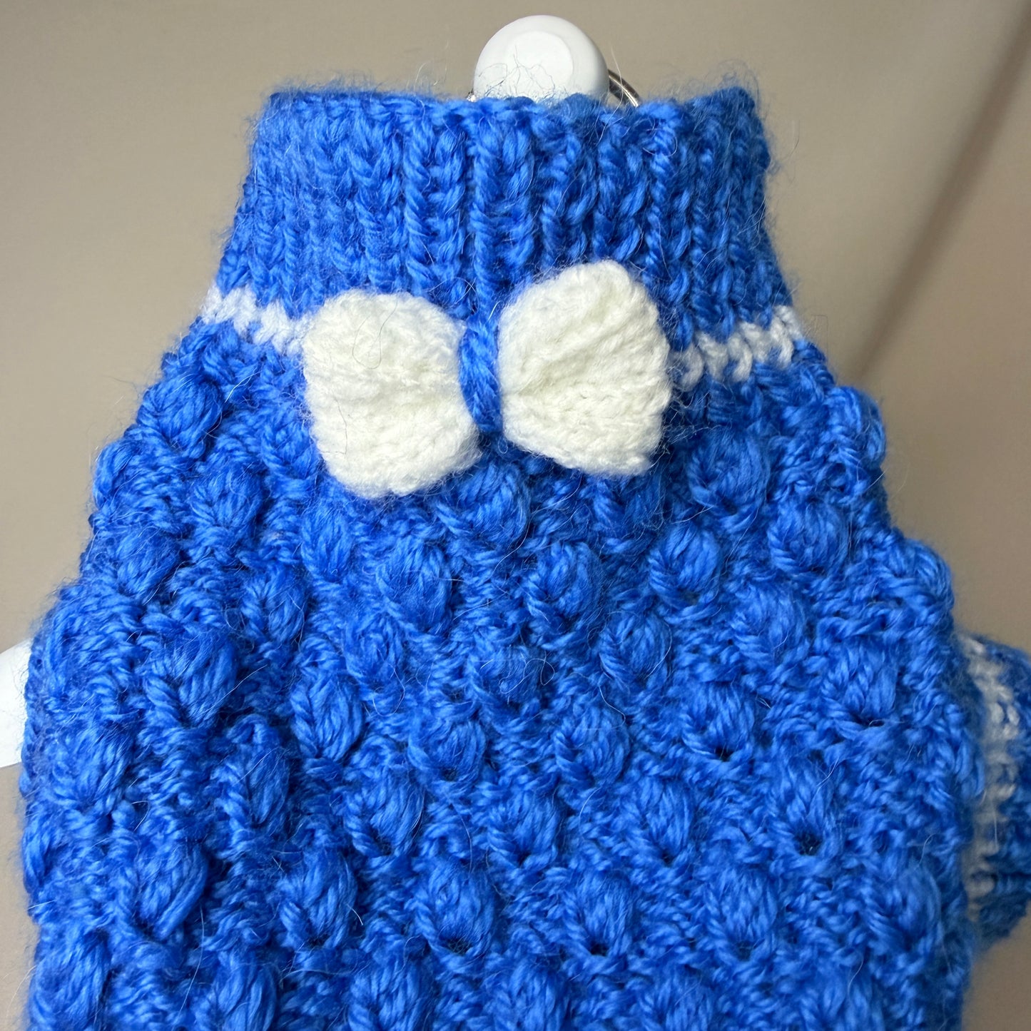 Hand knitted  Alpaca-Merino Wool Jumper - one of a Kind  •  13.5-14.5in chest