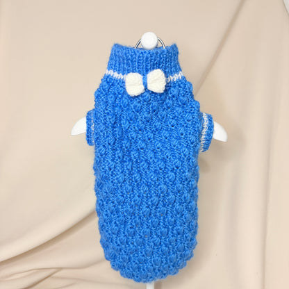 Hand knitted  Alpaca-Merino Wool Jumper - one of a Kind  •  13.5-14.5in chest