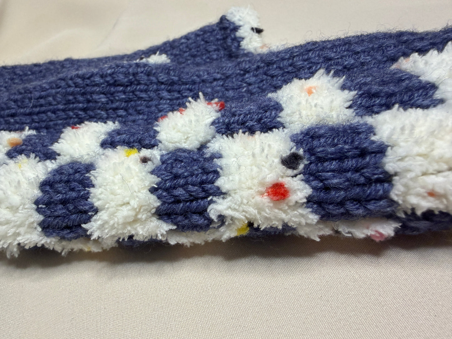 Hand-Knitted Alpaca & Merino Jumper for Small Dogs 13-14in chest