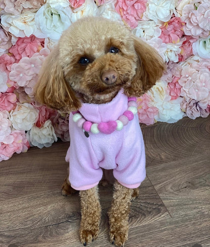 Bespoke | Various colours | Cosy loungewear | Comfy fleece jumper for small dogs and puppies