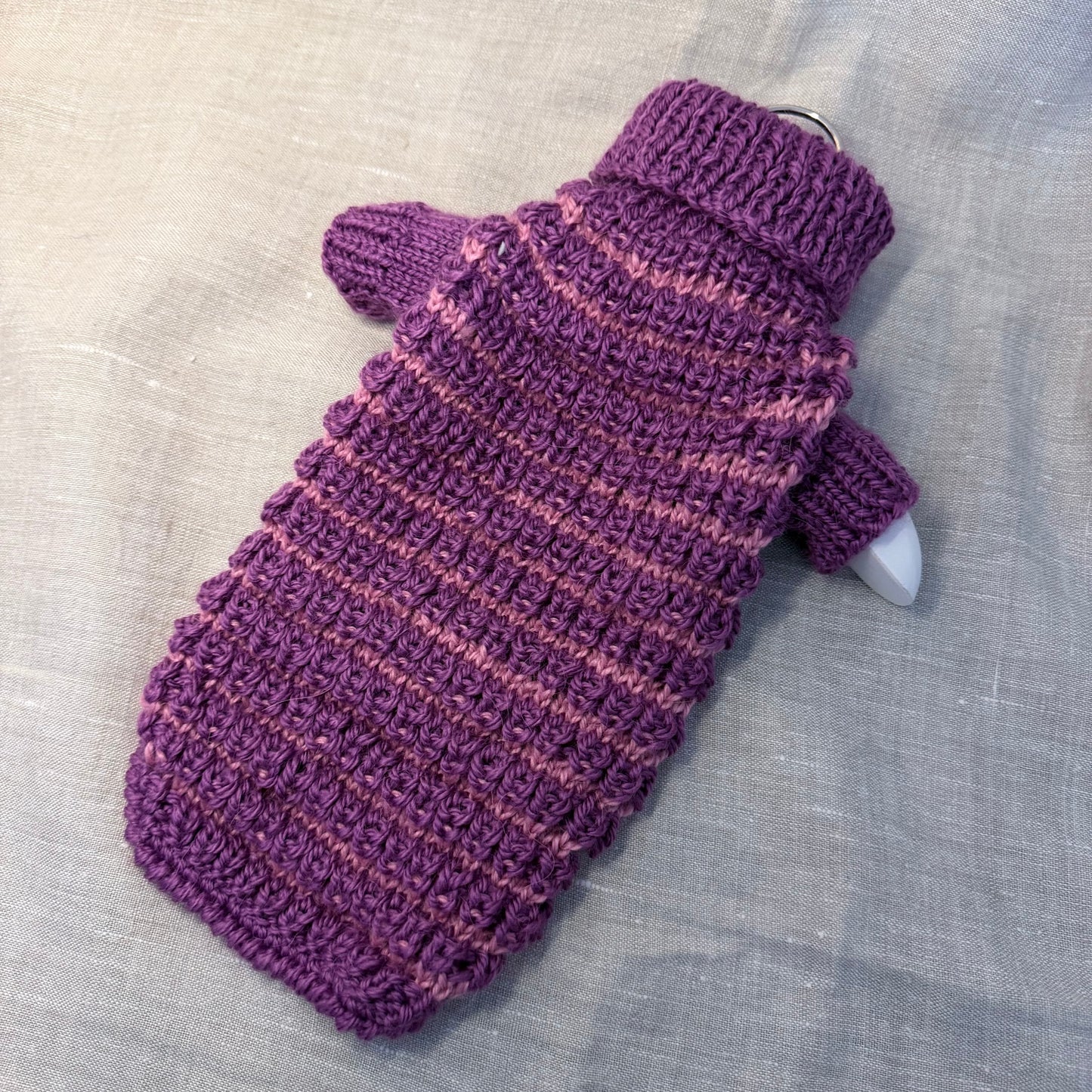 Hand knitted Alpaca Merino wool mix Jumper for Small Breed dogs and puppies 12-14inch chest