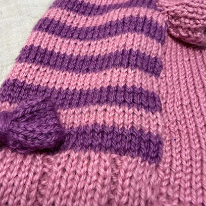 Hand knitted Alpaca Merino wool mix Jumper for Small Breed dogs and puppies 12-14inch chest