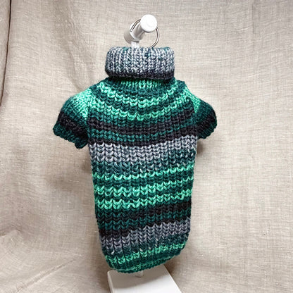 Hand knitted Alpaca Merino wool mix Jumper for 13-14inch chest, 8-9" length
