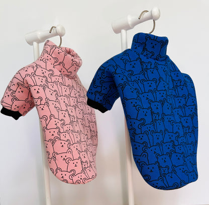 Made to measure - fleece lined Cotton sweatshirt