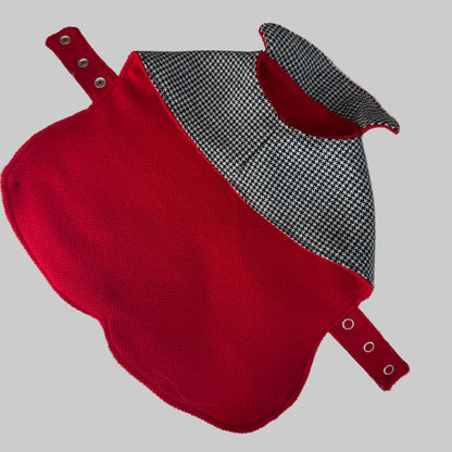 Vintage Houndstooth tweed wool coat - Fully lined - Made to Measure