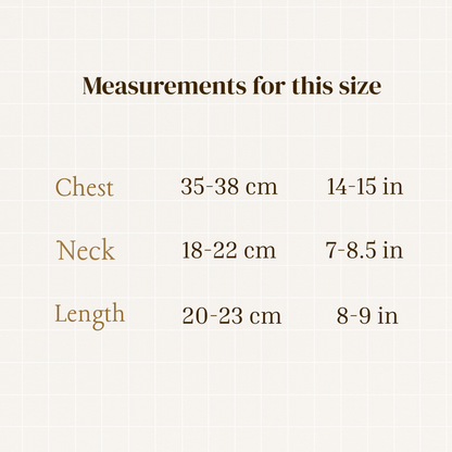 Hand-Knitted Alpaca & Merino Jumper for Small Dogs 14-15in chest