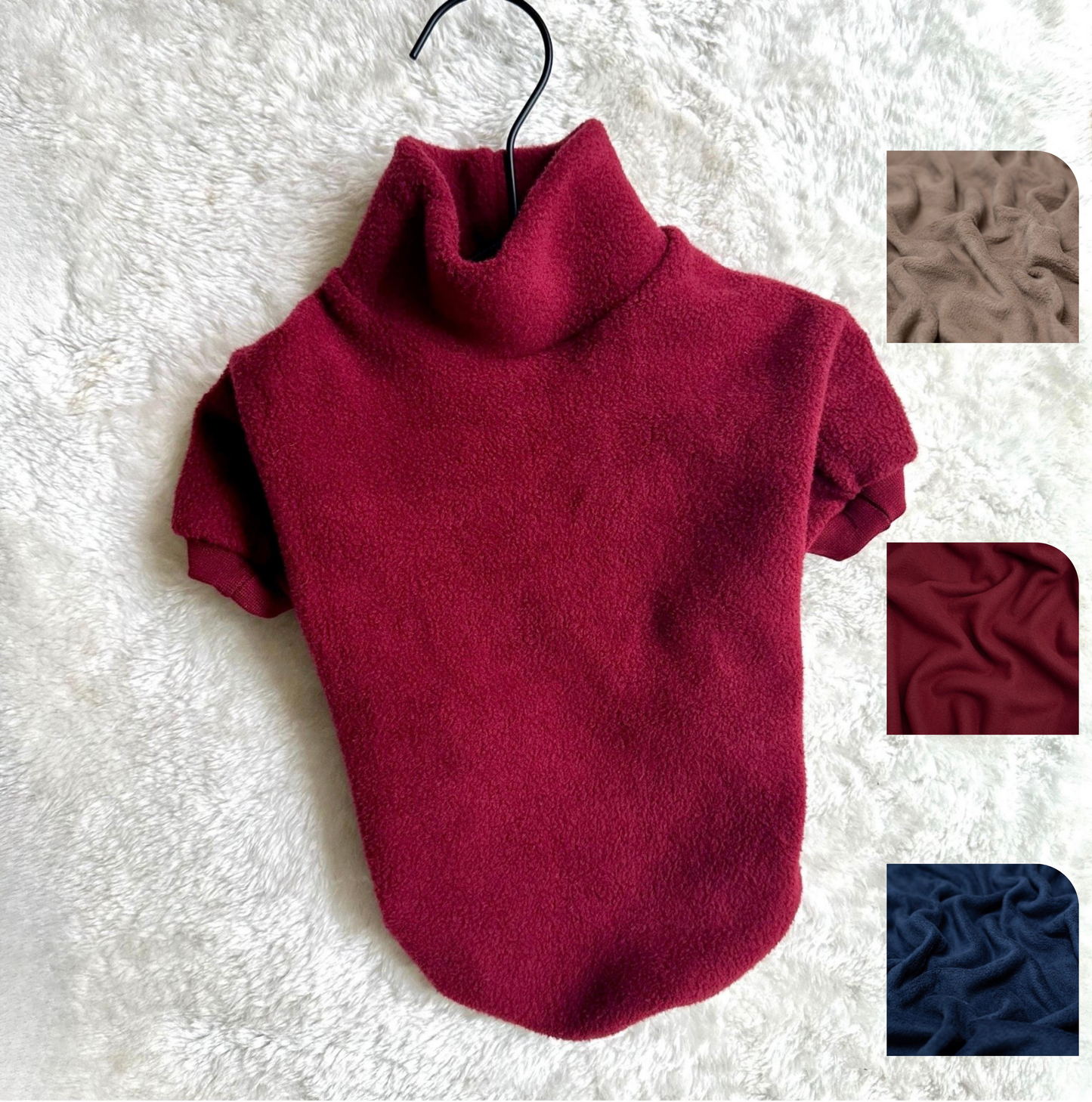 100% Cotton Fleece jumper - made to measure -  OEKO-TEX