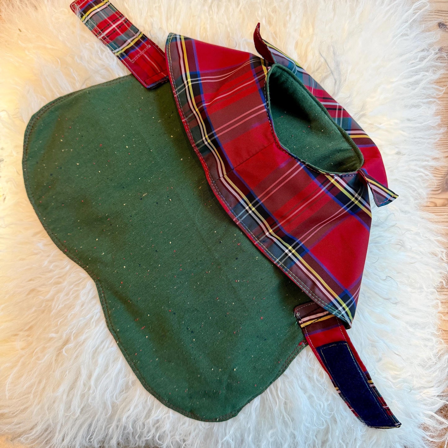 Made to Measure & fully customisable dog raincoat lined with cotton fleece or jersey