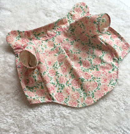 Vintage Floral Cotton Shirt - Made to Measure