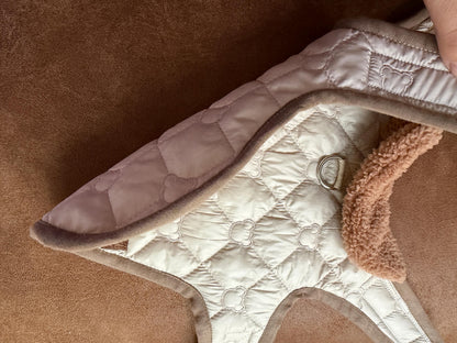 Made to Measure dog puffer jacket easy to put on and take off, fully customisable