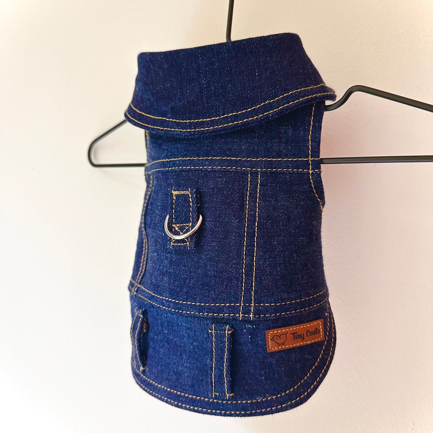 Custom Small Dog Denim Jacket - Handmade, Tailored & Fully Personalised